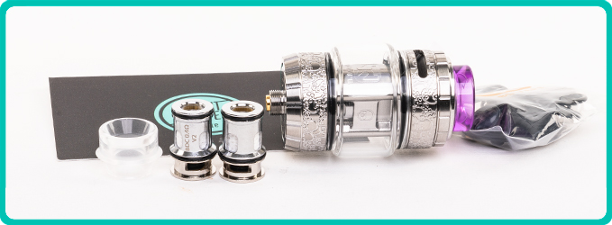 Contenu Clearomiseur Precisio 2 Sub-Ohm Édition Limitée Silver Night